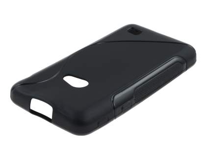 Samsung I8530 Galaxy Beam Wave Case - Frosted Black/Black Samsung I8530 Galaxy Beam Wave Case - Frosted Black/Black