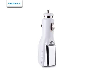 MOMAX Micro USB Super Car Charger & Data Cable - Piano White