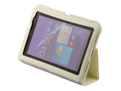 Ultra-slim Synthetic Leather Case for Samsung Galaxy Tab 7.0 Plus - Cream Ultra-slim Synthetic Leather Case for Samsung Galaxy Tab 7.0 Plus - Cream