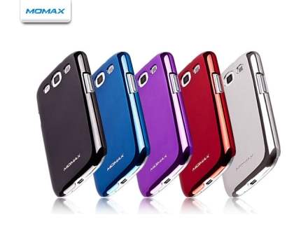MOMAX Ultra-Thin Metallic Case for Samsung I9300 Galaxy S3 - Metallic Purple
