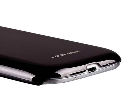 MOMAX Ultra-Thin Metallic Case for Samsung I9300 Galaxy S3 - Metallic Black