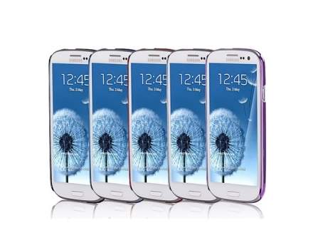 MOMAX Ultra-Thin Metallic Case for Samsung I9300 Galaxy S3 - Metallic Black