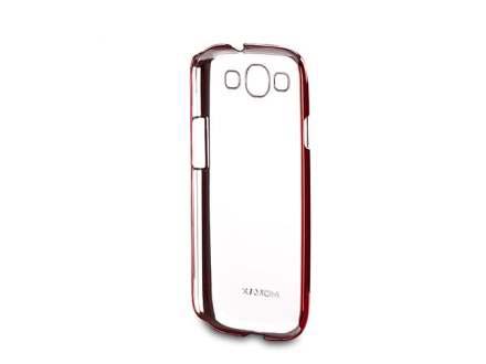 MOMAX Ultra-Thin Metallic Case for Samsung I9300 Galaxy S3 - Metallic Red
