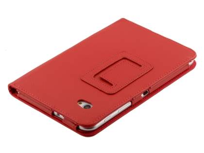 Synthetic Leather Flip Case with Fold-Back Stand for Samsung Galaxy Tab 7.0 Plus - Red