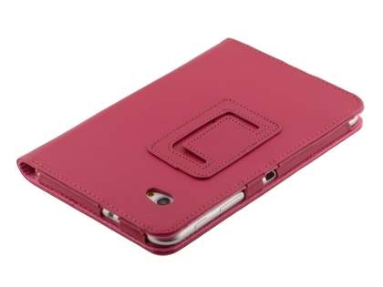 Synthetic Leather Flip Case with Fold-Back Stand for Samsung Galaxy Tab 7.0 Plus - Raspberry
