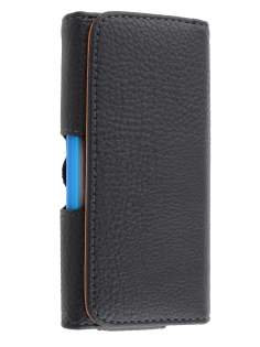 Apple iPhone SE/5s/5c/5 Textured Synthetic Leather Belt Pouch (Bumper Case Compatible) - Classic Black Apple iPhone SE/5s/5c/5 Textured Synthetic Leather Belt Pouch (Bumper Case Compatible) - Classic Black