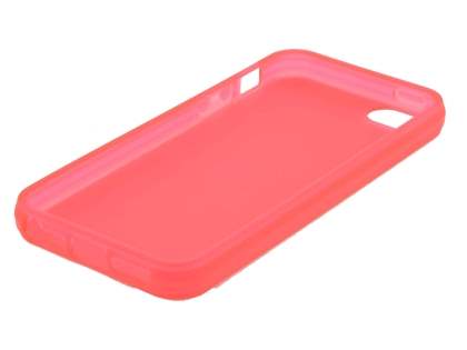Clear/Frosted TPU Gel Case for iPhone SE(1st Gen)/5s/5 - Coral