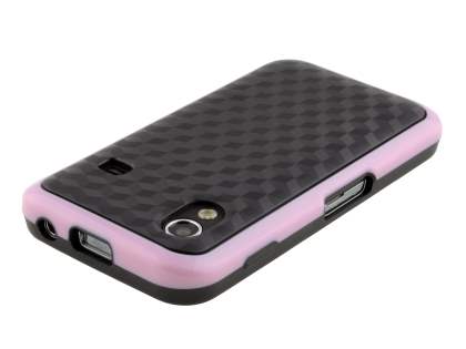 3D Design Protective Case for Samsung S5830 Galaxy Ace - Baby Pink/Black