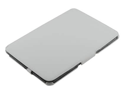 Synthetic Leather Flip Case with Multi-Angle Tilt Stand for Samsung Galaxy Note 10.1 4G - White