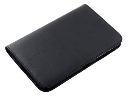 Synthetic Leather Flip Case with Dual-Angle Tilt Stand for Samsung Galaxy 7.0 - Black