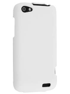 HTC One V Slim Synthetic Leather Flip Case - White HTC One V Slim Synthetic Leather Flip Case - White