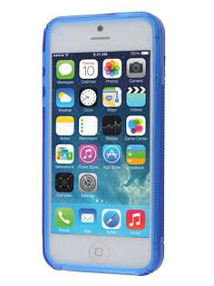 Wave Case for iPhone SE(1st Gen)/5s/5 - Frosted Blue/Blue