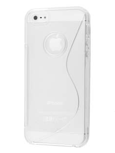 Wave Case for iPhone SE(1st Gen)/5s/5 - Frosted Clear/Clear Soft Cover