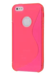 Wave Case for iPhone SE(1st Gen)/5s/5 - Frosted Pink/Pink