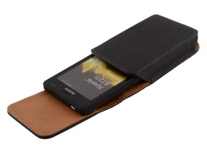Sony Xperia go ST27i Synthetic Leather Belt Pouch