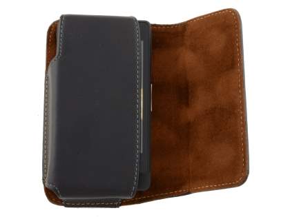 Extra-tough Genuine leather ShineColours belt pouch for Sony Xperia go ST27i