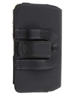 Sony Xperia go ST27i Synthetic Leather Belt Pouch (Naked Phone Only)