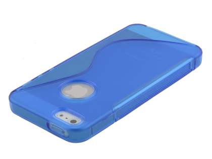 Wave Case for iPhone SE(1st Gen)/5s/5 - Frosted Blue/Blue