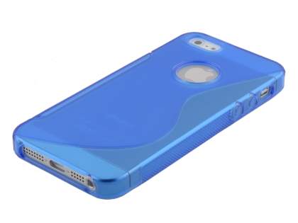 Wave Case for iPhone SE(1st Gen)/5s/5 - Frosted Blue/Blue