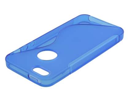 Wave Case for iPhone SE(1st Gen)/5s/5 - Frosted Blue/Blue