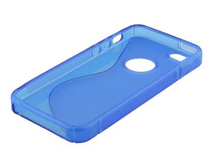Wave Case for iPhone SE(1st Gen)/5s/5 - Frosted Blue/Blue