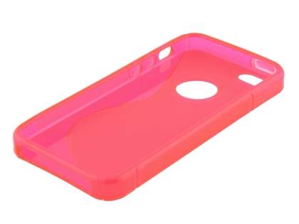 Wave Case for iPhone SE(1st Gen)/5s/5 - Frosted Pink/Pink