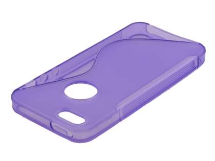 Wave Case for iPhone SE(1st Gen)/5s/5 - Frosted Purple/Purple