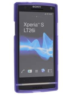 Frosted TPU Case for Sony Xperia S LT26i - Lavender Purple