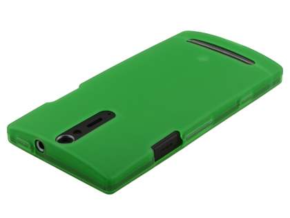 Frosted TPU Case for Sony Xperia S LT26i - Green