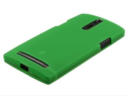 Frosted TPU Case for Sony Xperia S LT26i - Green