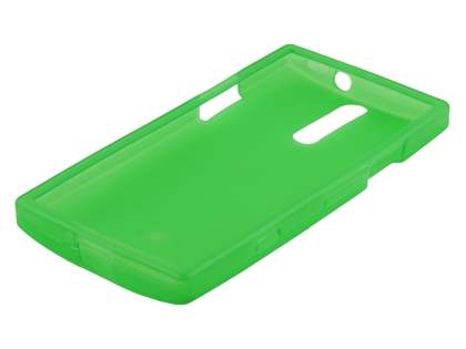 Frosted TPU Case for Sony Xperia S LT26i - Green