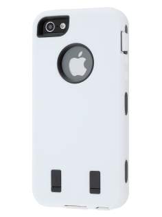 Defender Case for iPhone 5 only - White/Black Defender Case for iPhone 5 only - White/Black