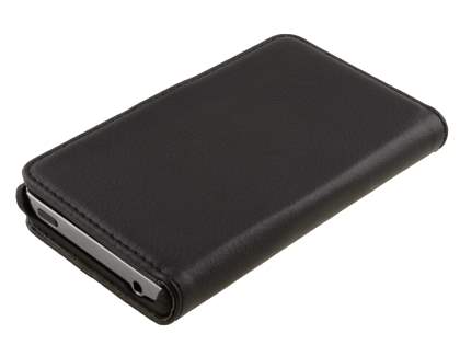 Synthetic Leather Wallet Case with Stand for LG Optimus L5 E610 - Black