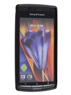 COCASES Dual-Design Case plus Screen Protector for Sony Ericsson XPERIA Arc/Arc S - White/Clear