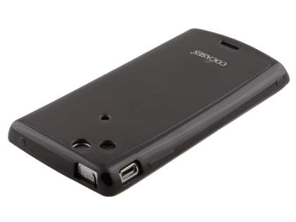 COCASES Dual-Design Case plus Screen Protector for Sony Ericsson XPERIA Arc/Arc S - White/Clear