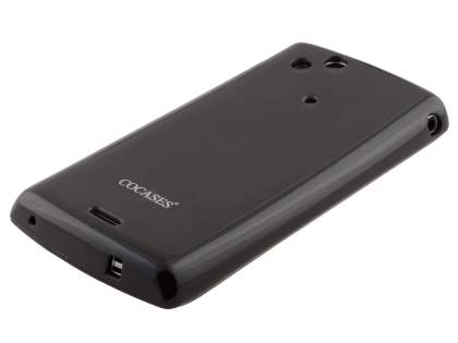 COCASES Dual-Design Case plus Screen Protector for Sony Ericsson XPERIA Arc/Arc S - White/Clear