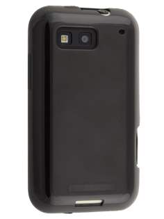 COCASES Dual-Design Case for Motorola DEFY ME525 - Black/Frosted Grey