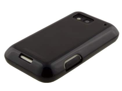 COCASES Dual-Design Case for Motorola DEFY ME525 - Black/Frosted Grey