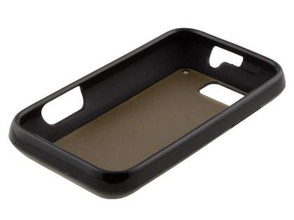 COCASES Dual-Design Case for Motorola DEFY ME525 - Black/Frosted Grey
