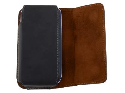 Extra-tough Genuine Leather ShineColours belt pouch - Mobile Only