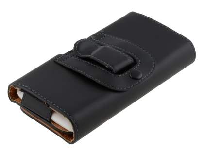 Smooth Synthetic Leather Belt Pouch for HTC One X / XL / X+