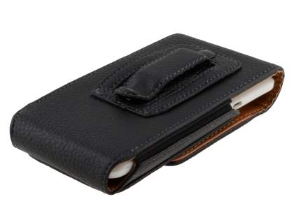 Textured Synthetic Leather Vertical Belt Pouch for HTC One X / XL / X+