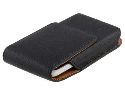 Textured Synthetic Leather Vertical Belt Pouch for HTC One X / XL / X+
