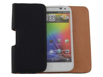 Textured Synthetic Leather Belt Pouch for HTC Sensation XL