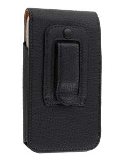 Textured Synthetic Leather Vertical Belt Pouch for HTC Sensation XL