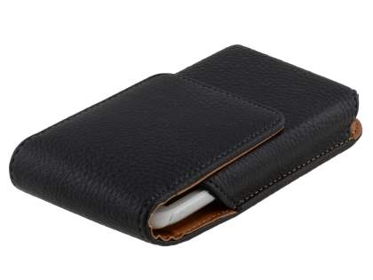 Textured Synthetic Leather Vertical Belt Pouch for HTC Sensation XL