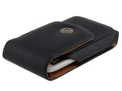 Textured Synthetic Leather Vertical Belt Pouch for HTC Sensation XL