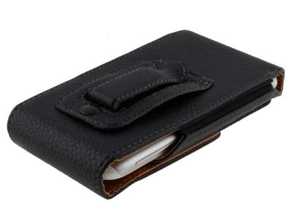 Textured Synthetic Leather Vertical Belt Pouch for HTC Sensation XL