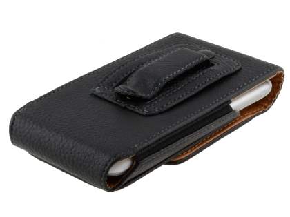 Textured Synthetic Leather Vertical Belt Pouch for HTC Sensation XL