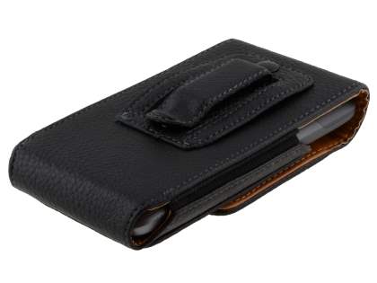 Textured Synthetic Leather Vertical Belt Pouch for HTC Titan II 4G